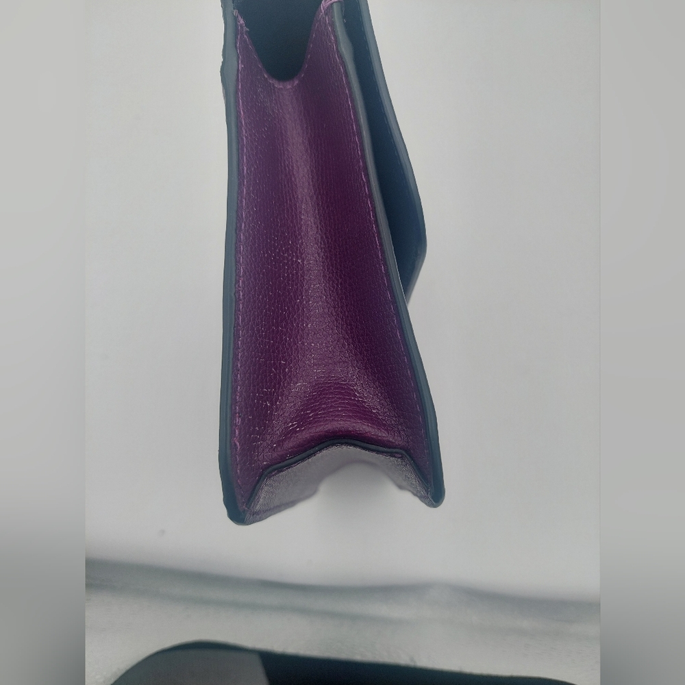 Kate Spade Remi Flap Chain Crossbody Colorblock Ripe Plum - Picture 5 of 10